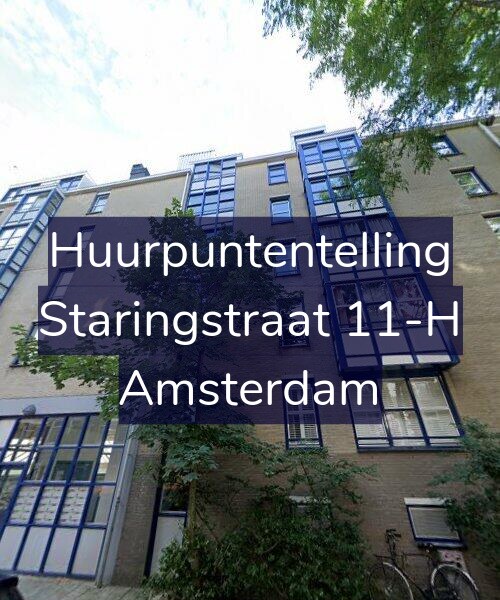 Foto gevel Huurpuntentelling voor Staringstraat 11-H, Amsterdam