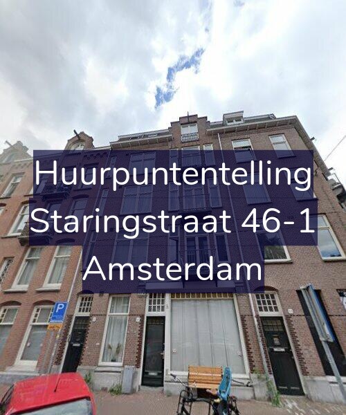 Foto gevel Huurpuntentelling voor Staringstraat 46-1, Amsterdam