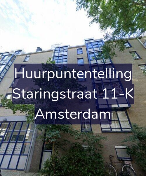 Foto gevel Huurpuntentelling voor Staringstraat 11-K, Amsterdam