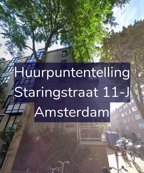 Foto gevel Huurpuntentelling voor Staringstraat 11-J, Amsterdam