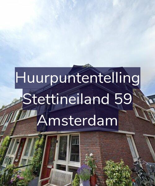 Foto gevel Huurpuntentelling voor Stettineiland 59, Amsterdam