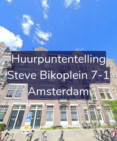 Foto gevel Huurpuntentelling voor Steve Bikoplein 7-1, Amsterdam