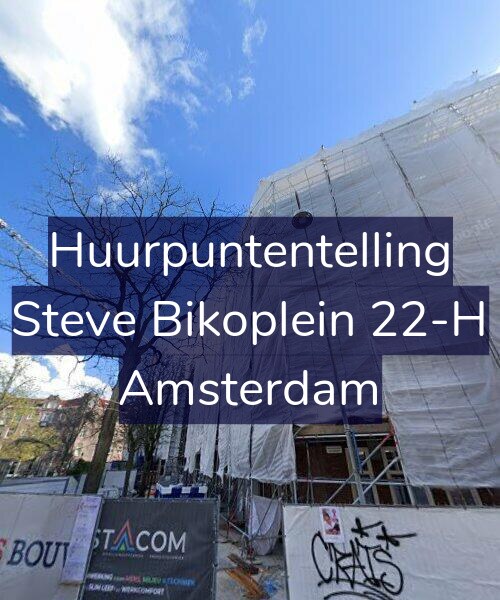 Foto gevel Huurpuntentelling voor Steve Bikoplein 22-H, Amsterdam