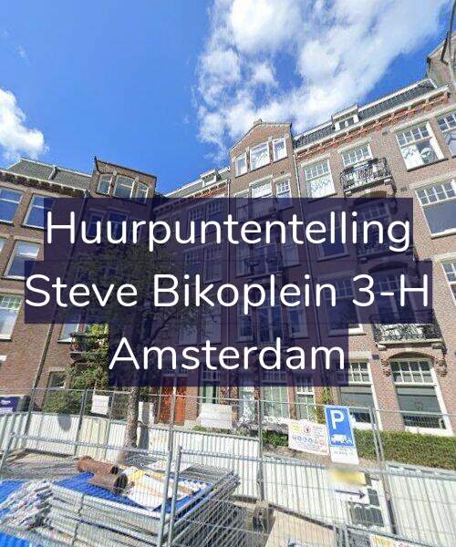 Foto gevel Huurpuntentelling voor Steve Bikoplein 3-H, Amsterdam