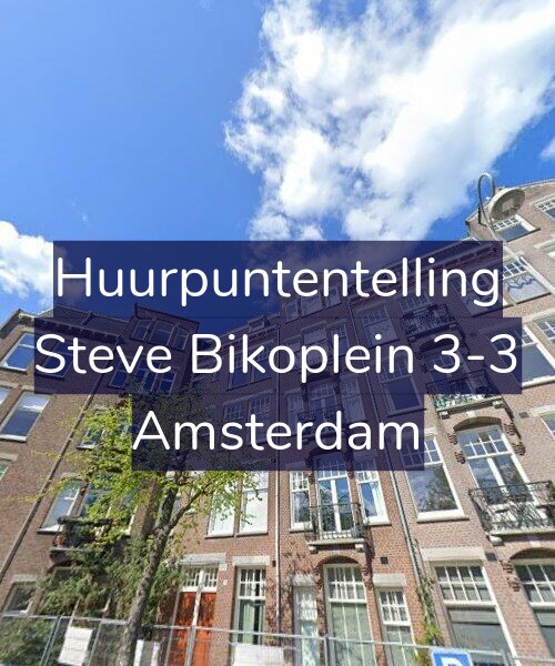 Foto gevel Huurpuntentelling voor Steve Bikoplein 3-3, Amsterdam