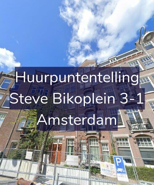 Foto gevel Huurpuntentelling voor Steve Bikoplein 3-1, Amsterdam