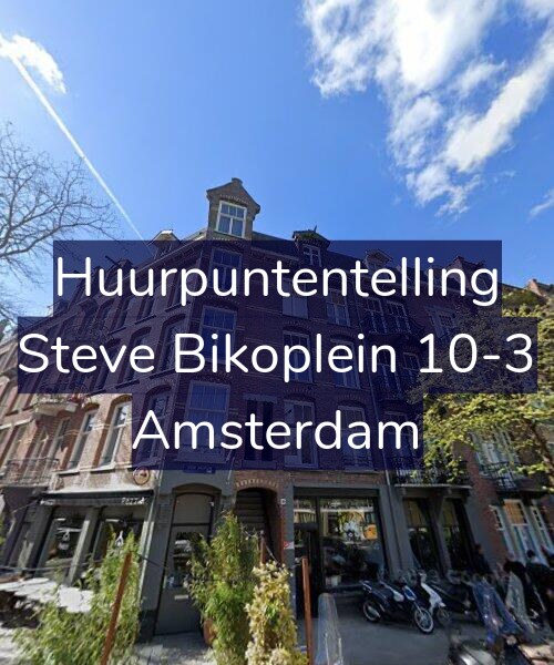 Foto gevel Huurpuntentelling voor Steve Bikoplein 10-3, Amsterdam