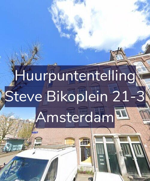 Foto gevel Huurpuntentelling voor Steve Bikoplein 21-3, Amsterdam