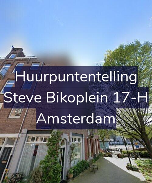 Foto gevel Huurpuntentelling voor Steve Bikoplein 17-H, Amsterdam