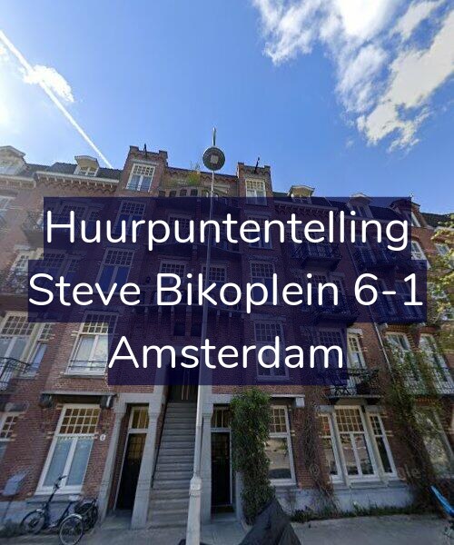 Foto gevel Huurpuntentelling voor Steve Bikoplein 6-1, Amsterdam