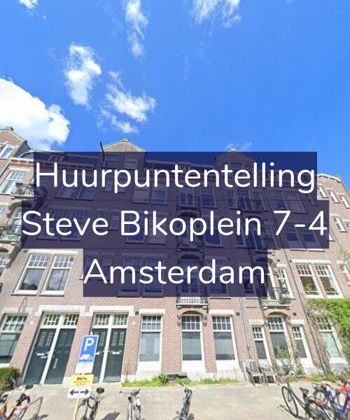 Foto gevel Huurpuntentelling voor Steve Bikoplein 7-4, Amsterdam