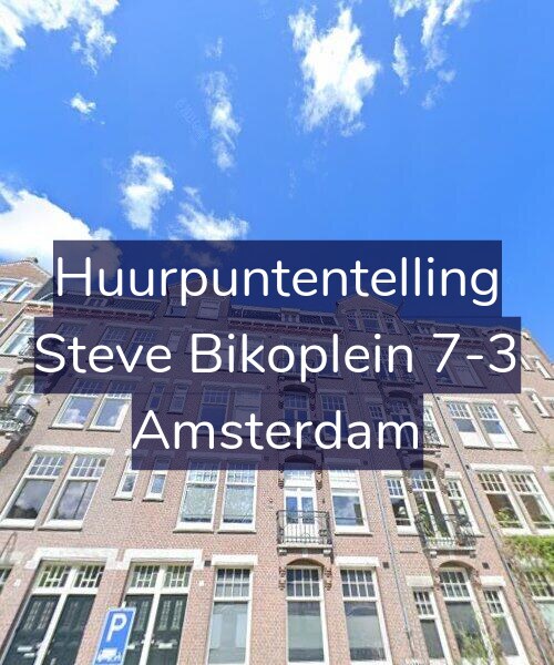 Foto gevel Huurpuntentelling voor Steve Bikoplein 7-3, Amsterdam