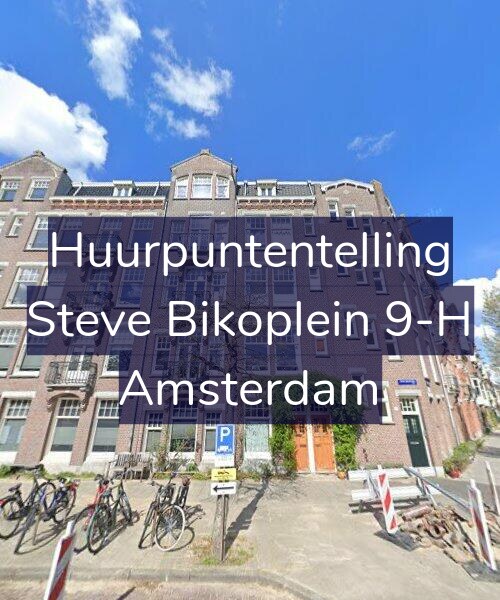 Foto gevel Huurpuntentelling voor Steve Bikoplein 9-H, Amsterdam