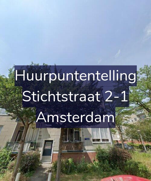 Foto gevel Huurpuntentelling voor Stichtstraat 2-1, Amsterdam