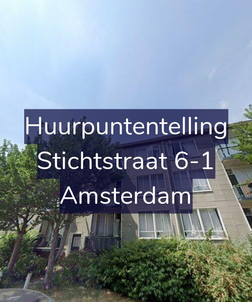 Foto gevel Huurpuntentelling voor Stichtstraat 6-1, Amsterdam