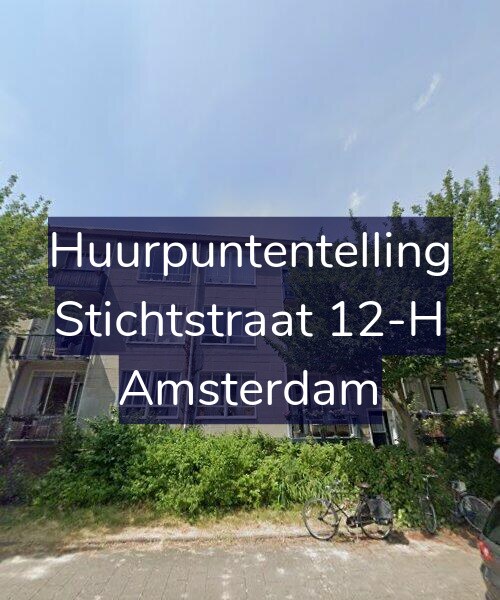 Foto gevel Huurpuntentelling voor Stichtstraat 12-H, Amsterdam