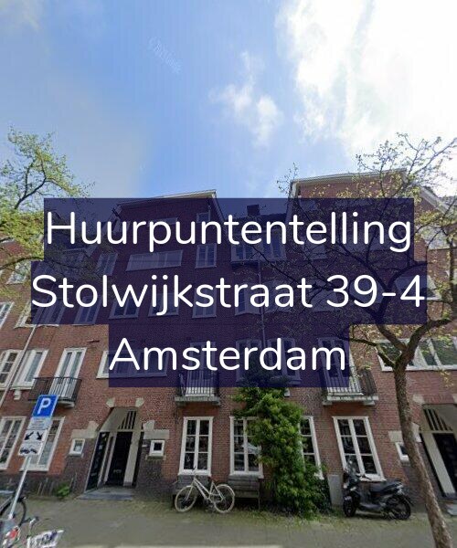 Foto gevel Huurpuntentelling voor Stolwijkstraat 39-4, Amsterdam