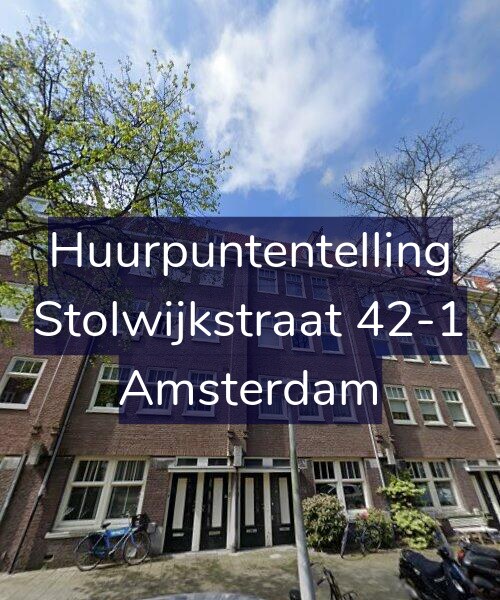 Foto gevel Huurpuntentelling voor Stolwijkstraat 42-1, Amsterdam