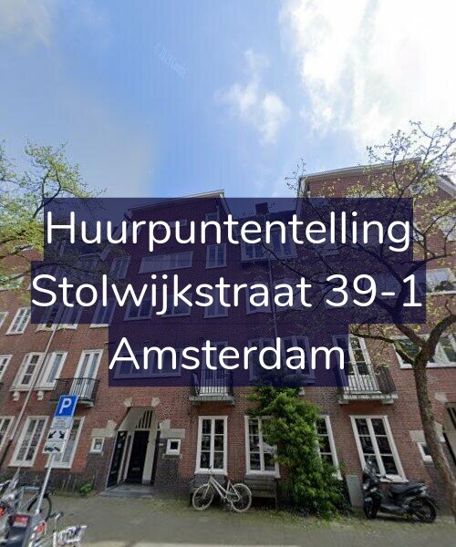 Foto gevel Huurpuntentelling voor Stolwijkstraat 39-1, Amsterdam