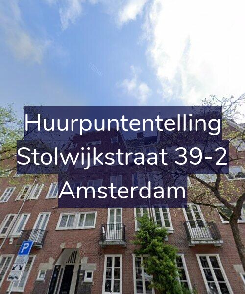 Foto gevel Huurpuntentelling voor Stolwijkstraat 39-2, Amsterdam