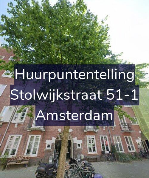 Foto gevel Huurpuntentelling voor Stolwijkstraat 51-1, Amsterdam