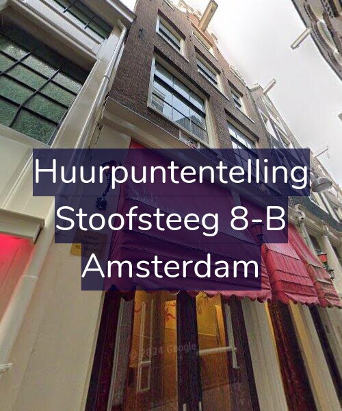 Foto gevel Huurpuntentelling voor Stoofsteeg 8-B, Amsterdam