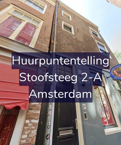 Foto gevel Huurpuntentelling voor Stoofsteeg 2-A, Amsterdam