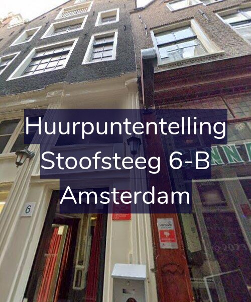 Foto gevel Huurpuntentelling voor Stoofsteeg 6-B, Amsterdam
