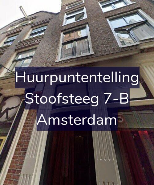 Foto gevel Huurpuntentelling voor Stoofsteeg 7-B, Amsterdam