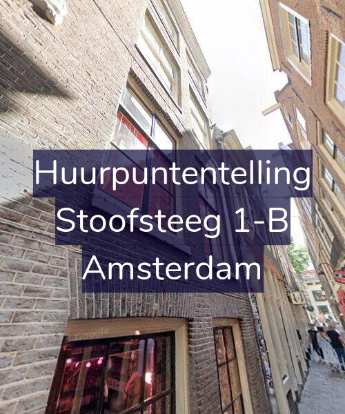 Foto gevel Huurpuntentelling voor Stoofsteeg 1-B, Amsterdam