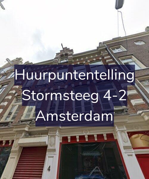 Foto gevel Huurpuntentelling voor Stormsteeg 4-2, Amsterdam