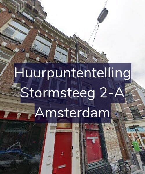 Foto gevel Huurpuntentelling voor Stormsteeg 2-A, Amsterdam