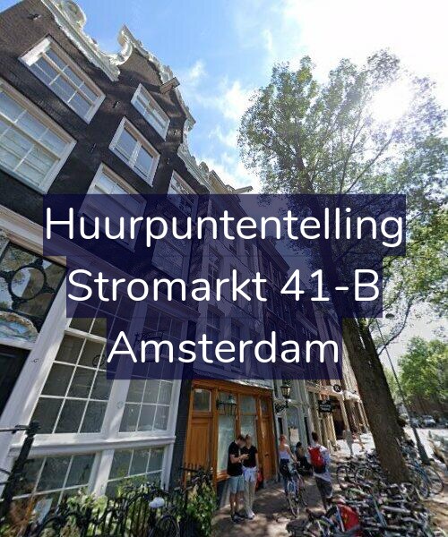Foto gevel Huurpuntentelling voor Stromarkt 41-B, Amsterdam