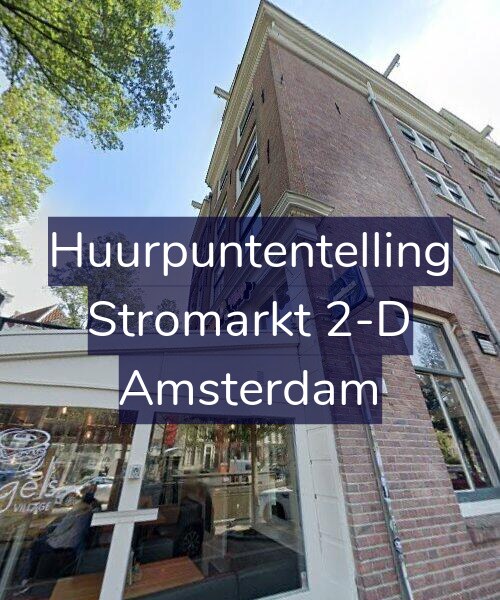 Foto gevel Huurpuntentelling voor Stromarkt 2-D, Amsterdam