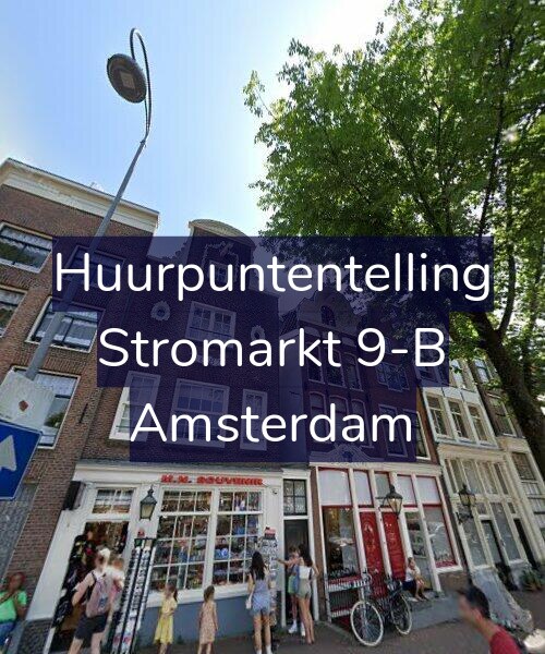Foto gevel Huurpuntentelling voor Stromarkt 9-B, Amsterdam