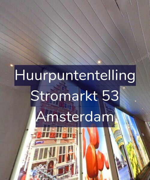 Foto gevel Huurpuntentelling voor Stromarkt 53, Amsterdam