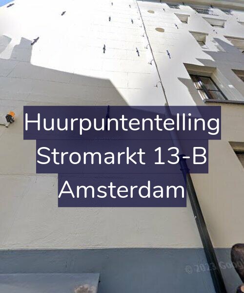 Foto gevel Huurpuntentelling voor Stromarkt 13-B, Amsterdam