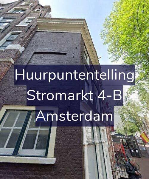 Foto gevel Huurpuntentelling voor Stromarkt 4-B, Amsterdam