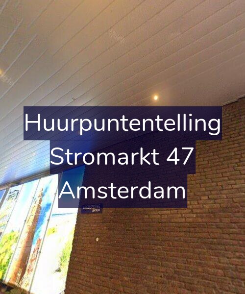 Foto gevel Huurpuntentelling voor Stromarkt 47, Amsterdam