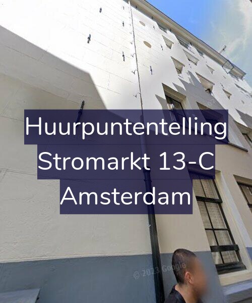 Foto gevel Huurpuntentelling voor Stromarkt 13-C, Amsterdam