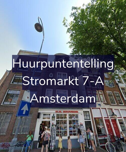Foto gevel Huurpuntentelling voor Stromarkt 7-A, Amsterdam