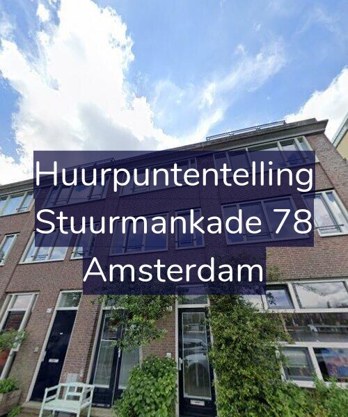 Foto gevel Huurpuntentelling voor Stuurmankade 78, Amsterdam