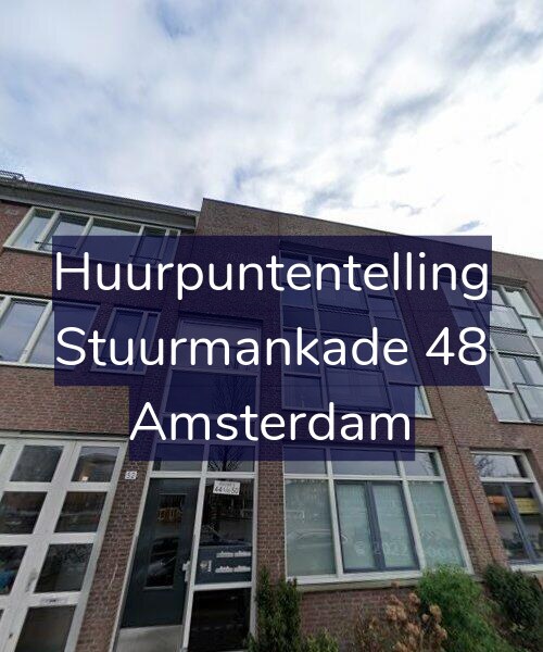 Foto gevel Huurpuntentelling voor Stuurmankade 48, Amsterdam