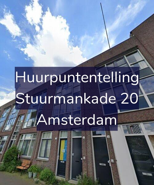 Foto gevel Huurpuntentelling voor Stuurmankade 20, Amsterdam