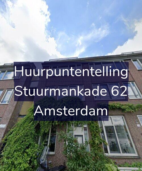 Foto gevel Huurpuntentelling voor Stuurmankade 62, Amsterdam