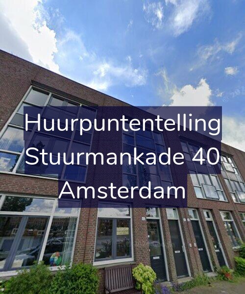 Foto gevel Huurpuntentelling voor Stuurmankade 40, Amsterdam
