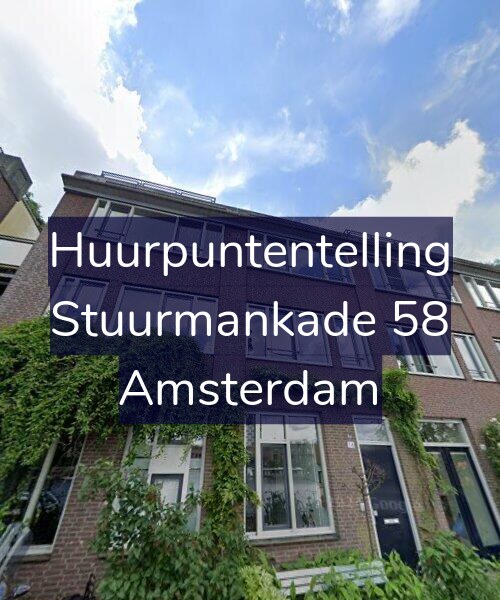 Foto gevel Huurpuntentelling voor Stuurmankade 58, Amsterdam