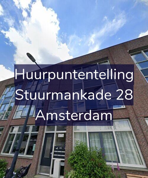 Foto gevel Huurpuntentelling voor Stuurmankade 28, Amsterdam