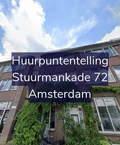 Foto gevel Huurpuntentelling voor Stuurmankade 72, Amsterdam