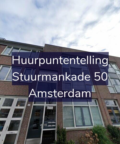 Foto gevel Huurpuntentelling voor Stuurmankade 50, Amsterdam